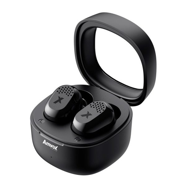 Fone de Ouvido Amvox Ahp01 Intra Auricular Bluetooth Tws - Preto