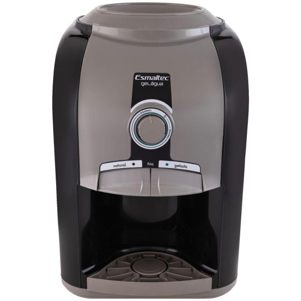 Bebedouro de Água Esmaltec de Mesa Refrigerado por Compressor Stilo Black EGM30 220v