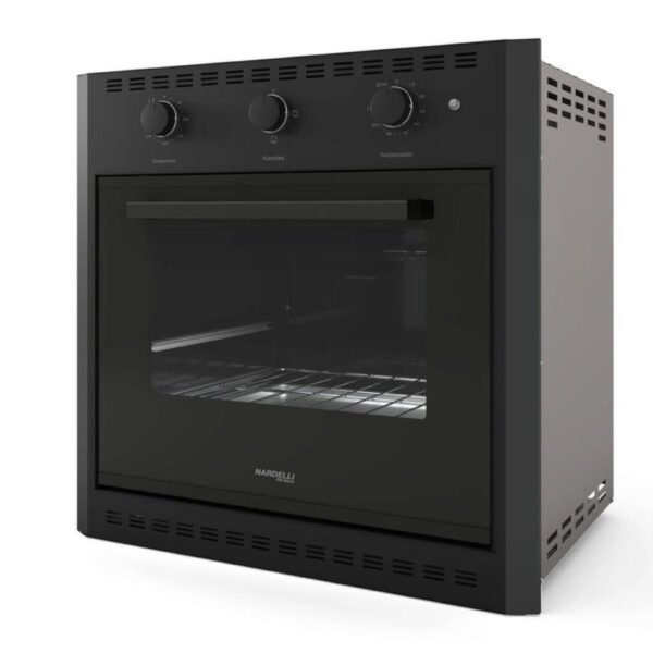 FORNO ELETRICO NARDELLI EMBUTIR 60L BLACK EB60 220V