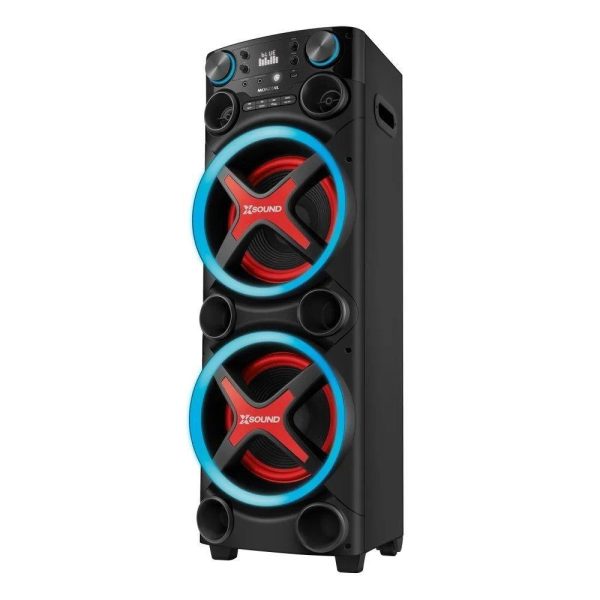 Caixa de Som Amplificada Mondial Torre de Som Tm-2200 - Entrada Usb, Bluetooth 5.3, Preto, 2200w, Bivolt