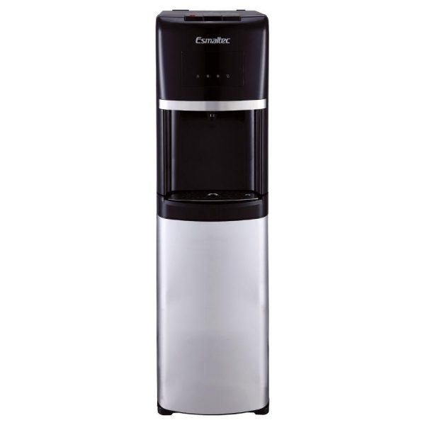 Bebedouro de Coluna Esmaltec Gelágua EGCQF HE Compartimento de garrafão interno Inox 127v