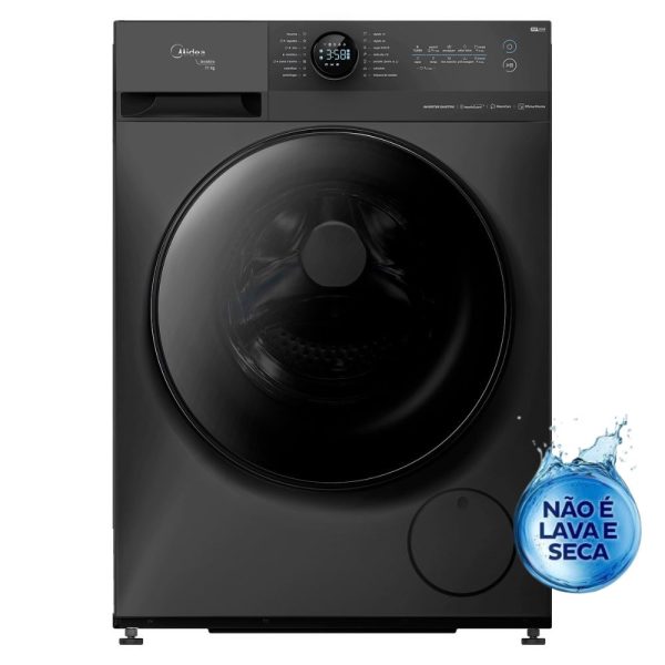 Máquina de Lavar Midea HealthGuard Smart 11kg Titanium MF200W110WB/GK-01 127v