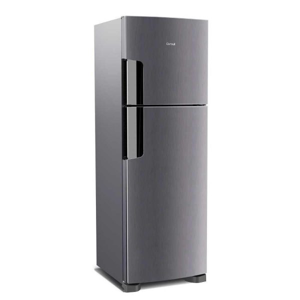 Geladeira Consul Duplex CRM44AK 386 Litros Frost Free com Altura Flex, Função Turbo e Freezer Espaçoso Inox 127v