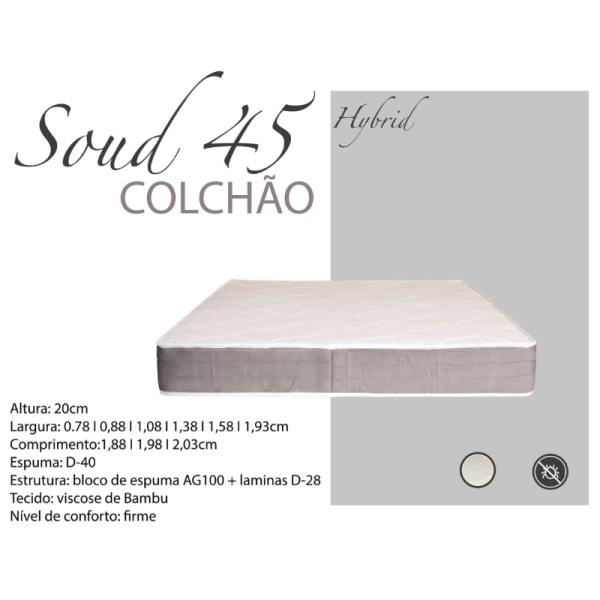 COLCHÃO SOUD 45