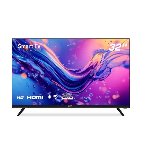 Televisão Smart Tv 32" Hq Bordas Infinita Bivolt