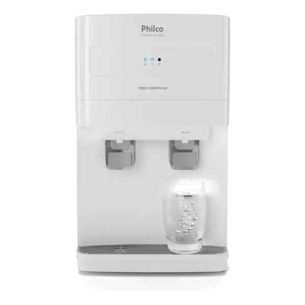 PURIFICADOR DE AGUA PPU50A 220V PHILCO GELADA E NATURAL TURBO COMPRESSOR