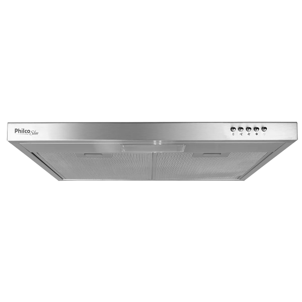 DEPURADOR E EXAUSTOR PHILCO SLIM 60 CM 3 VELOCIDADES PDR60I INOX 127V